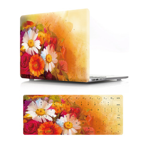 2 Trong 1 Phong Cách Flower Trường Hợp Cứng Và Bàn Phím Bìa Đối Với Mac Pro Không Khí 13 Inch Máy Tính Xách Tay 12 Inch 15 cảm Ứng M1 A2338 A2337 Máy Tính Xách Tay Trường Hợp - Product Image 5