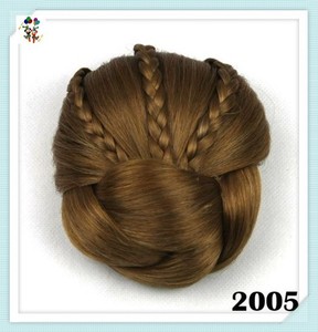 Clip sintetica da donna naturale In capelli Chignon Bun <span class=keywords><strong>Hairpieces</strong></span> HPC-0110 - Product Image 5