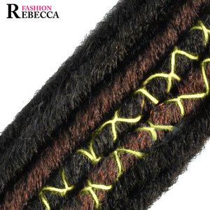 Becca — lot de Faux Dreadlocks au Crochet 12/20 pouces, bijoux pour Extensions, cheveux synthétiques - Product Image 3