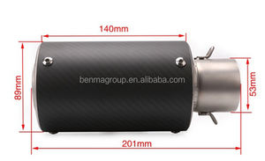 Silencieux de tuyau d'échappement de moto de type court de mode <span class=keywords><strong>Z800</strong></span> - Product Image 5