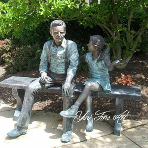 Estatua de Bronce de Tamaño Real de Brigham Young y <span class=keywords><strong>Joseph</strong></span> Smith para Jardín - Product Image 5