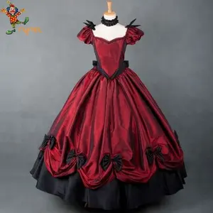 Custom Made Kostuum Jurk Sexy Lolita Jurk Volwassen Prinses Belle Kostuum Gothic