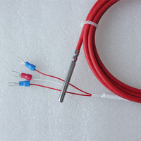 Sensor de Temperatura Pt100 Pt1000 con Cable de Silicona de Diseño Perfecto