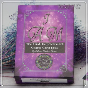WJPC-gran oferta de tarjetas de oráculo con borde dorado personalizado, tarjetas de <span class=keywords><strong>Tarot</strong></span> doradas, Impresión de cubierta con cajas - Product Image 2