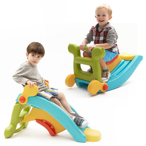 Caisse intérieure multifonctionnelle pour bébé, nouveau jouet <span class=keywords><strong>pliant</strong></span>, centre de soins de jour, en forme de cheval à bascule, pour enfants, en promotion - Product Image 1