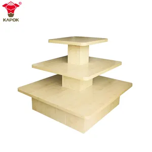 Custom Brand Store Adjustable Men Hat And Clothes Display Fixture Stand Table Desk Display Shelf For Garment Store Shop