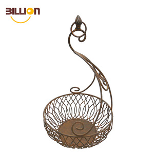 Decoración <span class=keywords><strong>del</strong></span> hogar <span class=keywords><strong>maceta</strong></span> titular Metal alambre colgando cesta de flores <span class=keywords><strong>para</strong></span> la flor - Product Image 2