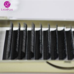 Buena calidad d Curl bifurcado elipse plana extensión de pestañas - Product Image 4