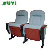 JY-605R prix usine chaire d'église pliante en tissu tissu commercial fauteuil chaire d'église