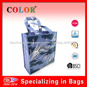 Vente chaude pp tissés <span class=keywords><strong>sac</strong></span> d'épicerie <span class=keywords><strong>dragon</strong></span>, avec l'impression - Product Image 1