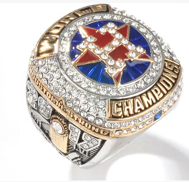Houston Astros Kampioenschap Ringen Voetbal Toernooi Klant Ringen