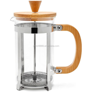 New Arrival All Size Bamboo Cover and Knob Cafetiere , Tea and <strong>Coffee</strong> <strong>Plunger</strong> , French Press - Product Image 6