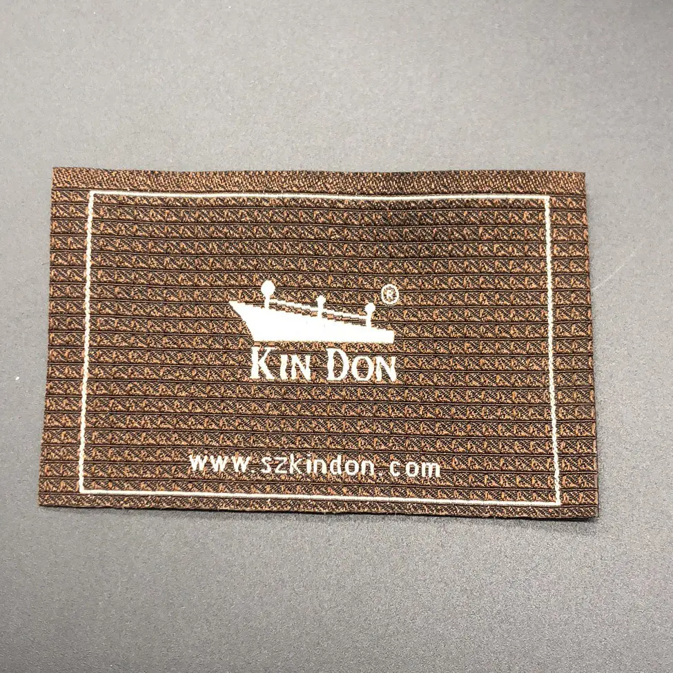 Custom Design Uw Logo Kledinglabel Accessoires Goedkope Gerecycled Polyester Kleding Doek Private Label Schoenen Duurzame 500