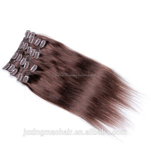 precio competitivo y buena calidad <span class=keywords><strong>libre</strong></span> arrojar clip extensiones de cabello trama doble - Product Image 1