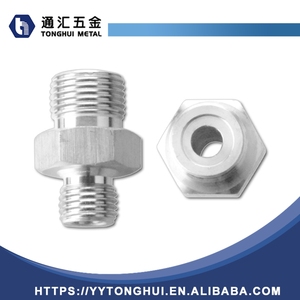 Acero inoxidable instalación <span class=keywords><strong>de</strong></span> tuberías <span class=keywords><strong>de</strong></span> <span class=keywords><strong>gas</strong></span> conector pezón pezón hexagonal largo - Product Image 3