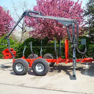 Alibaba Comercio Garantía de bosque ATV registros loadingTrailer con grúa - Product Image 5