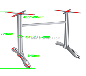 Haute qualité en aluminium <span class=keywords><strong>base</strong></span> de table en métal <span class=keywords><strong>anglais</strong></span> style bases de table pour une utilisation restaurant - Product Image 2
