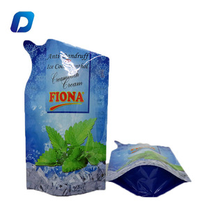 Logotipo personalizado, embalaje líquido, bolsas de PE, bolsas de embalaje con forma de pie, pico falso para crema facial, superficie de impresión de huecograbado - Product Image 6