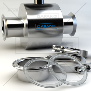Kaifeng Dafang Rs485 gıda sınıfı şarap alkol su debimetre sıhhi 2 1.5 inç dijital elektromanyetik 1 "süt akış ölçer - Product Image 5