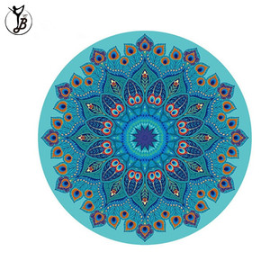 Mandala stampato rotondo stuoia di yoga gomma naturale <span class=keywords><strong>tappetino</strong></span> per la <span class=keywords><strong>meditazione</strong></span> - Product Image 5