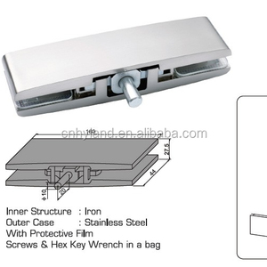 Accesorios de bisagra superior, material de <span class=keywords><strong>acero</strong></span> inoxidable, Hyland OEM, accesorios de puerta de vidrio - Product Image 5