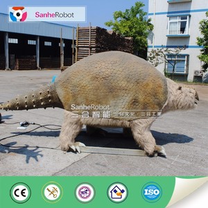 Sanhe vida robot tamaño vivid animatronics glyptodons prehistoria resina de tamaño animal para la venta - Product Image 3