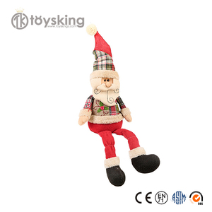 Adornos Navideños de Peluche de Santa Claus y <span class=keywords><strong>Reno</strong></span> - Decoración Festiva Colgante, Adornos de Peluche Suaves para Árbol, Regalo, <span class=keywords><strong>Coche</strong></span> y Hogar - Product Image 3