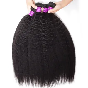 Goedkope Prijs Kinky Straight Virgin Braziliaanse Human Hair Weave Bundels Cuticula Uitgelijnd Maagdelijke Braziliaanse Haar