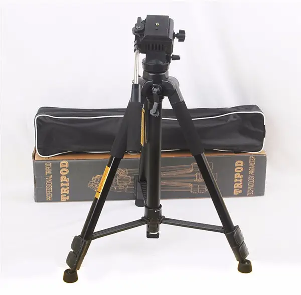 QZSD Q333 Profesyonel SLR ile esnek Tripod Kamera Tripod Top Başkanı ve Quick Release Plaka