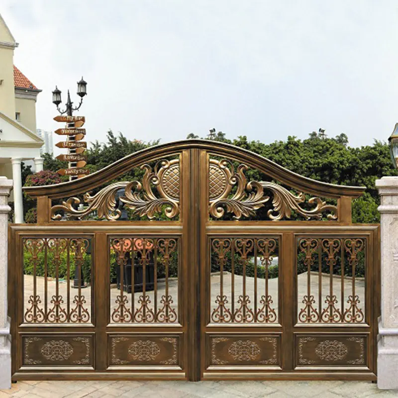 Лидер продаж, заборы и ворота, дизайн алюминиевых главных ворот