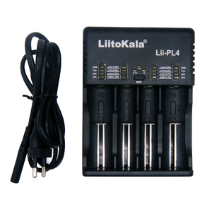 LiitoKala lii-PL4 18650/26650/18350/16340/18500 Batteria Al <span class=keywords><strong>Litio</strong></span> 1.2 v/3.2 v/3.7 v/3.8 v/<span class=keywords><strong>AA</strong></span>/AAA NiMH da 110-220 v <span class=keywords><strong>Caricabatterie</strong></span> DC - Product Image 3