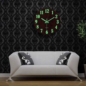 Luce notturna <span class=keywords><strong>da</strong></span> parete in legno <span class=keywords><strong>orologio</strong></span> <span class=keywords><strong>da</strong></span> interni riloj De Pared Vintage <span class=keywords><strong>cucina</strong></span> ufficio casa silenziosa gran numero <span class=keywords><strong>orologio</strong></span> <span class=keywords><strong>da</strong></span> parete in legno - Product Image 6