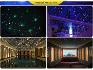 Estrella de Fibra Óptica Profesional con Motor de Luz LED LEK-432, Rueda de Colores Brillantes, 600 Piezas de Estrellas de Tamaños Variados - Product Image 6