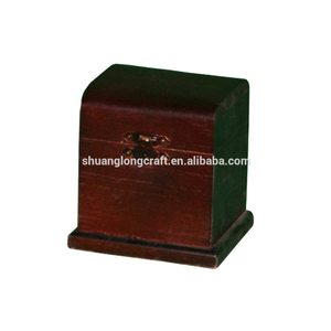 Çin'de yapılan özel katı ahşap bellek kremasyon tabut ahşap Urn PET avrupa tarzı SHUANGLONG çam, ahşap - Product Image 6