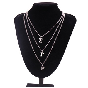 Catena di metallo multistrato OES Sigma Gamma Rho greco lettere collana Sorority SGR donna anniversario festa <span class=keywords><strong>gioielli</strong></span> moda - Product Image 5