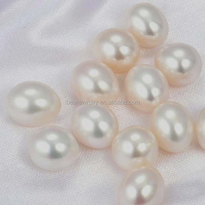 6mm White Peach Mauve Color Freshwater <strong>Pearl</strong> Loose Rice <strong>Pearls</strong> - Product Image 2