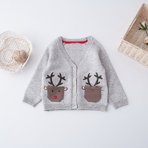 <span class=keywords><strong>Boutique</strong></span> <span class=keywords><strong>en</strong></span> <span class=keywords><strong>ligne</strong></span> Enfant À Motifs de Tricot Utilisé Cachemire Tissu Noël Cardiagn Pulls - Product Image 2