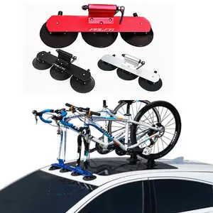 모조리 컵 랙 자전거-CSC aminum 흡입 컵 지붕 상단 후면 자전거 랙 자동차 지붕 자전거 랙 한 자전거 사용