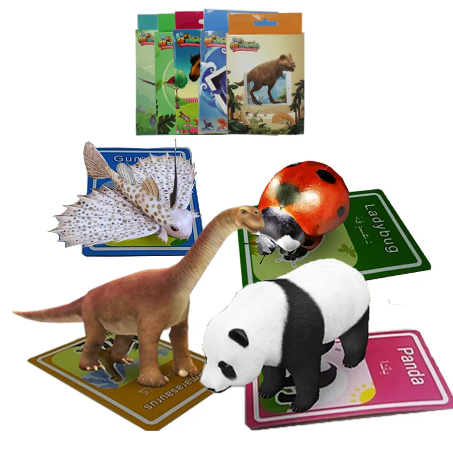Hoge kwaliteit <span class=keywords><strong>AR</strong></span> 4D flash card nieuwe voor kinderen smart learning