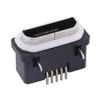 Conector USB Mini Hembra, Impermeable, Micro USB IP67 de 5 Pines, 1A, -40~+85