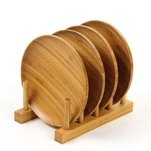 Assiettes d'emballage écologiques en bois <span class=keywords><strong>de</strong></span> bambou naturel pour fruits <span class=keywords><strong>frais</strong></span> secs - Product Image 1