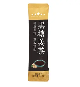 free shipping OEM female womb fertility brown sugar instant honey ginger tea granule drink with 7flavors for daily health care