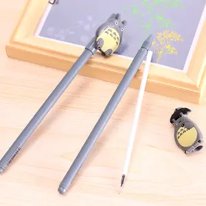 חדש 0.38mm Kawaii Cartoon Totoro ג 'ל עטים חמוד Creative מכתבים עבור ילדי ילדי סטודנטים