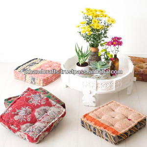 vintage kantha floor <b>cushion</b> - Product Image 1