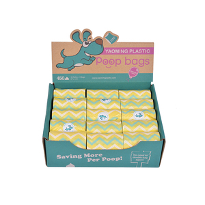 Özel baskılı çevre dostu köpek kaka torbası s kokulu Compostable biyobozunur Pet atık köpek kaka torbası - Product Image 3