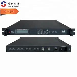 SC-4254 8 channels HD H.264 1080i video DVB-C Encoder Modulator for Digital TV DVB-C system