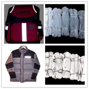 Ánh sáng cao màu đen bạc cầu vồng màu phản chiếu dây thừng sợi dây ô ropeescape Cứu Hộ Khẩn cấp đường ống sọc - Product Image 6