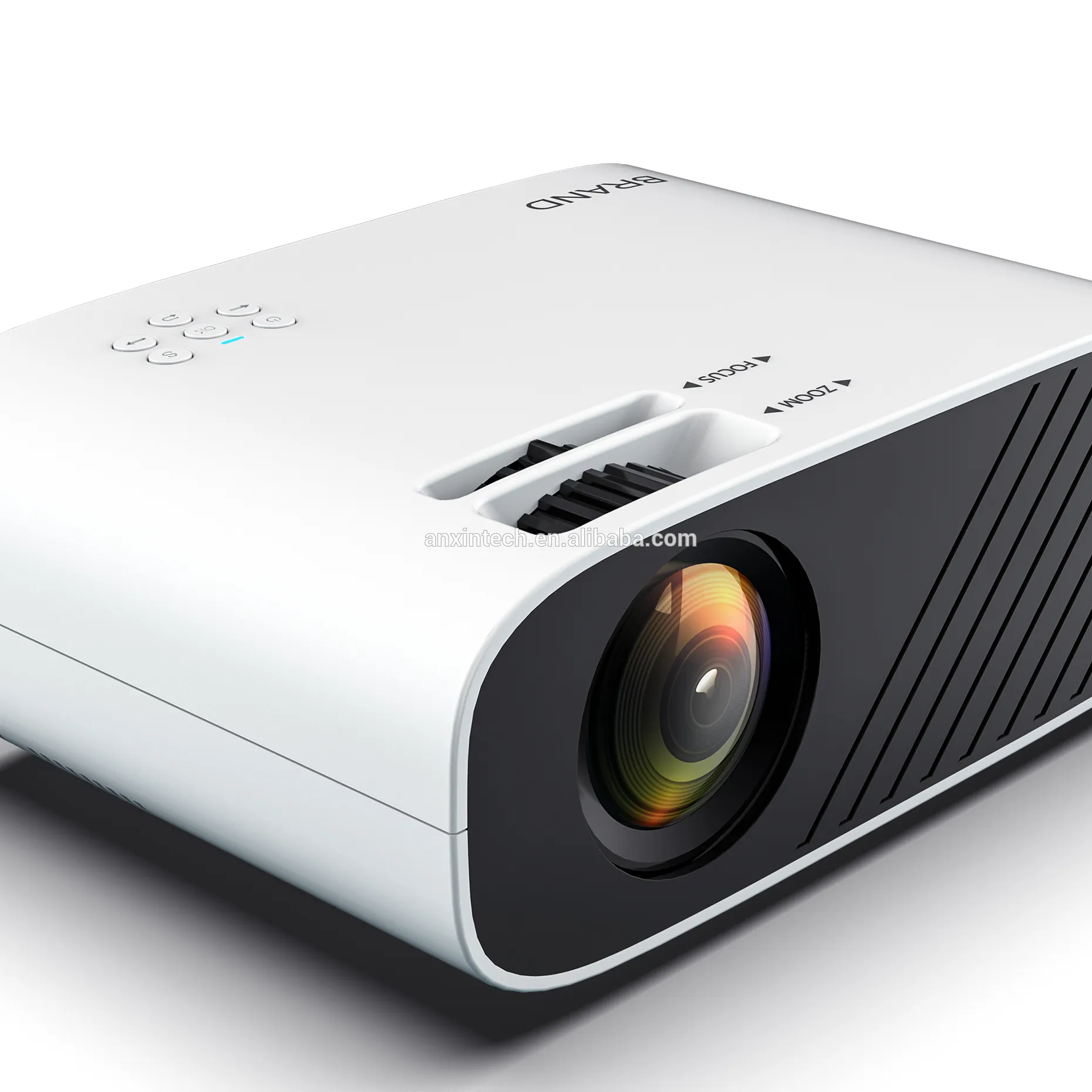 Anxin AN12 720p mini projector hot sale projector can upgrade same screen or android projector