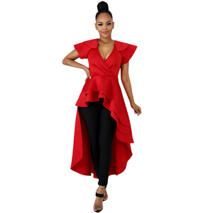 Nuovi Modelli 2023 di Abiti da Donna Sexy con Spalle Scoperte, Vestito da Sera Corto Davanti e Lungo Dietro - Product Image 1