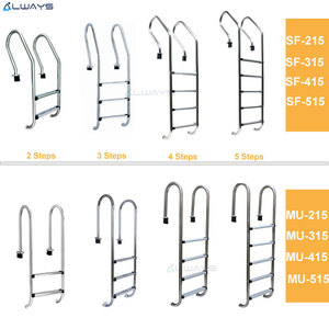 Bền 3 Bước thang Hồ Bơi Thang Thép Không Gỉ Hồ Bơi Lan Can - Product Image 3